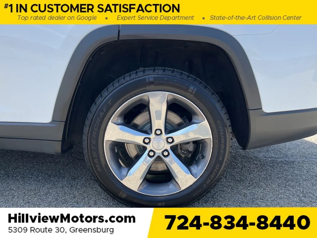 Certified Used 2021 Bright White Clearcoat Jeep Limited image 12