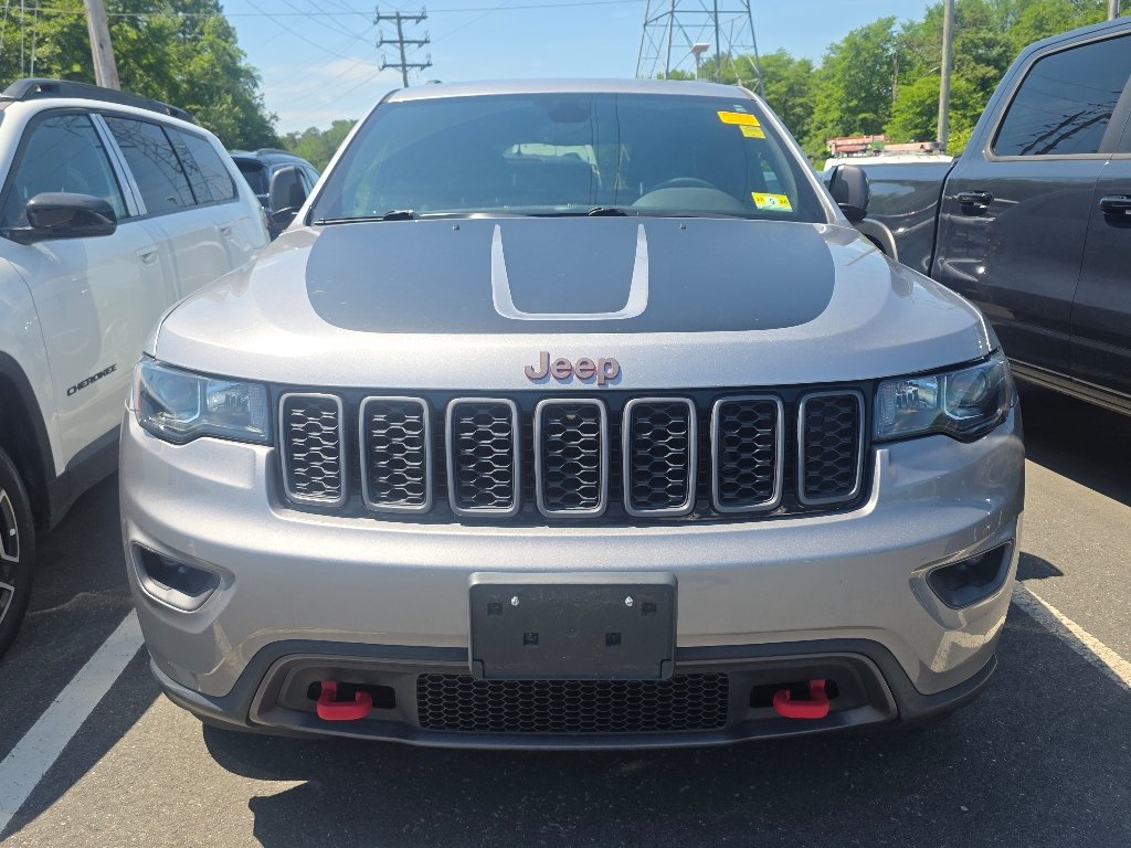 Used 2021 Billet Silver Metallic Clear Coat Jeep Trailhawk image 2