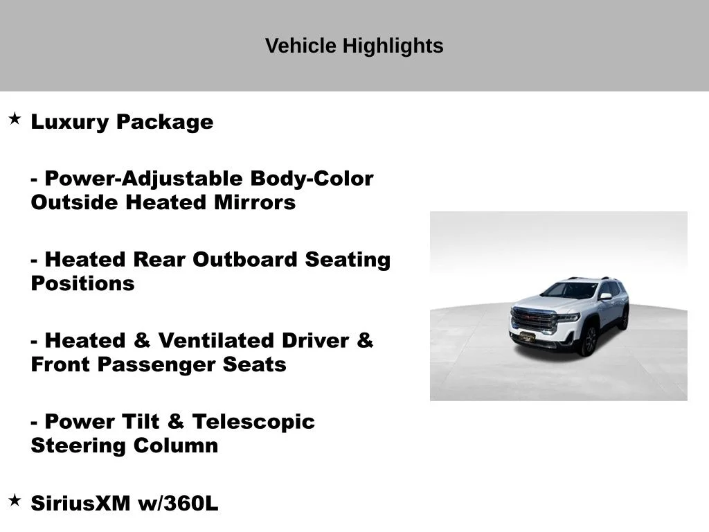 Used 2023 White GMC SLT image 15