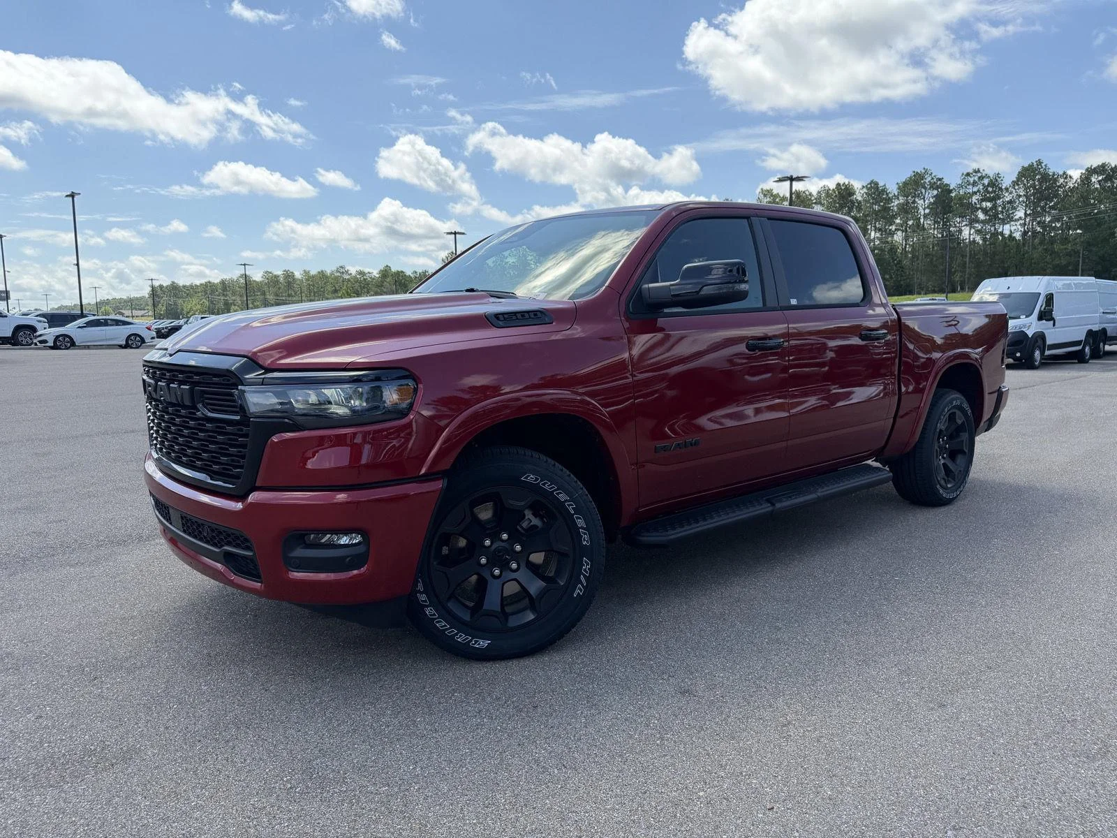 New 2026 Molten Red Pearl-Coat Exterior Paint RAM Big Horn image 1