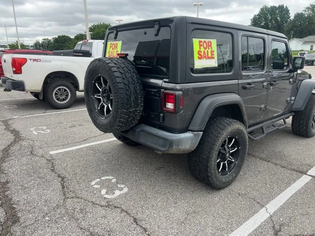 Used 2018 Gray Jeep Unlimited Sport image 7