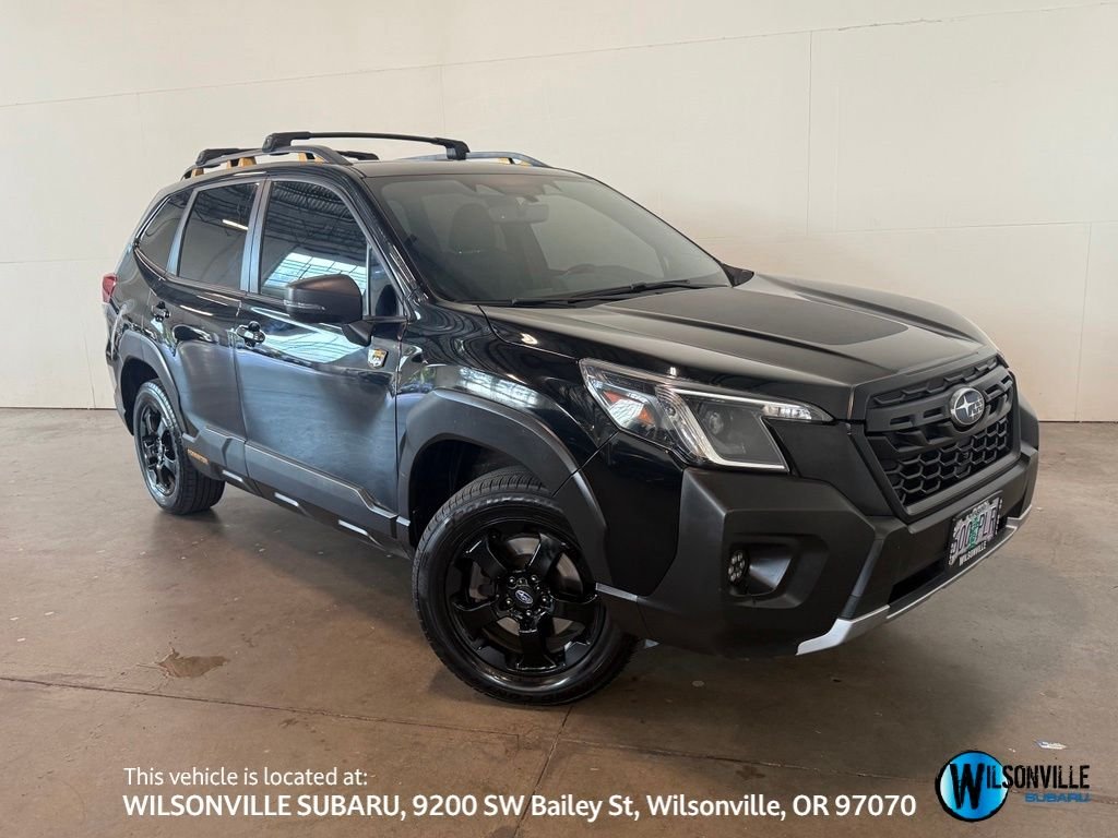Used 2023 Black Subaru Wilderness image 1