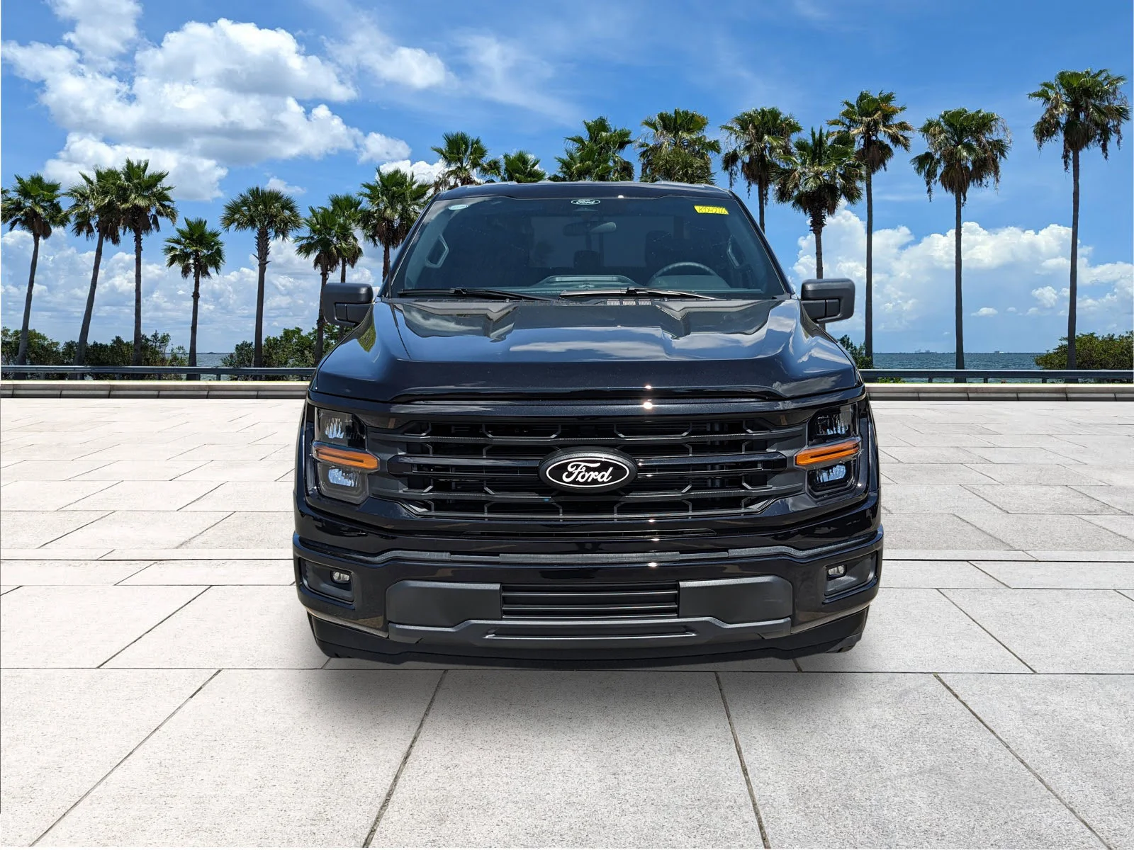 New 2026 Agate Black Metallic Ford XLT image 2