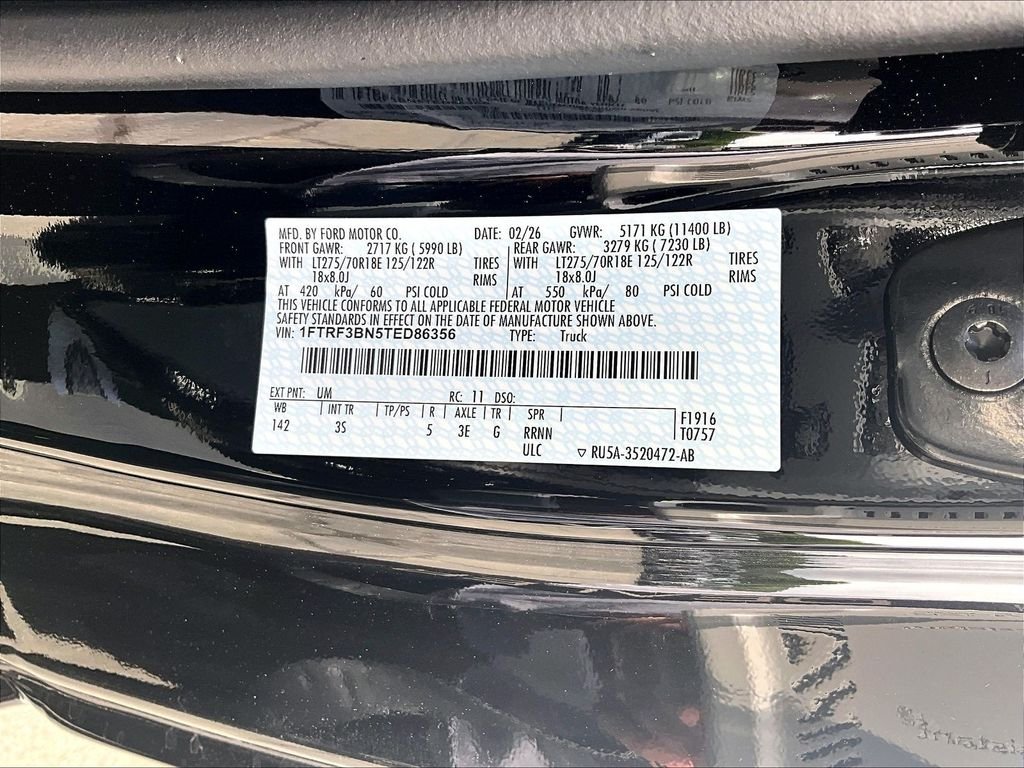 New 2026 Black Metallic Ford XLT image 13