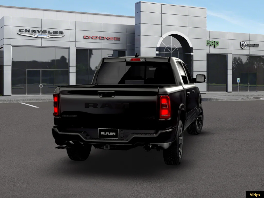 New 2026 Diamond Black Crystal Pearl-Coat Exterior Paint RAM Big Horn/Lone Star image 14