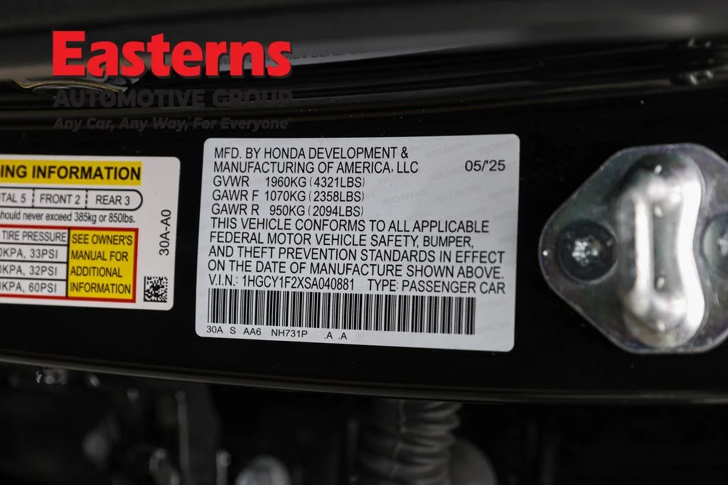 Used 2025 Black Honda LX image 33