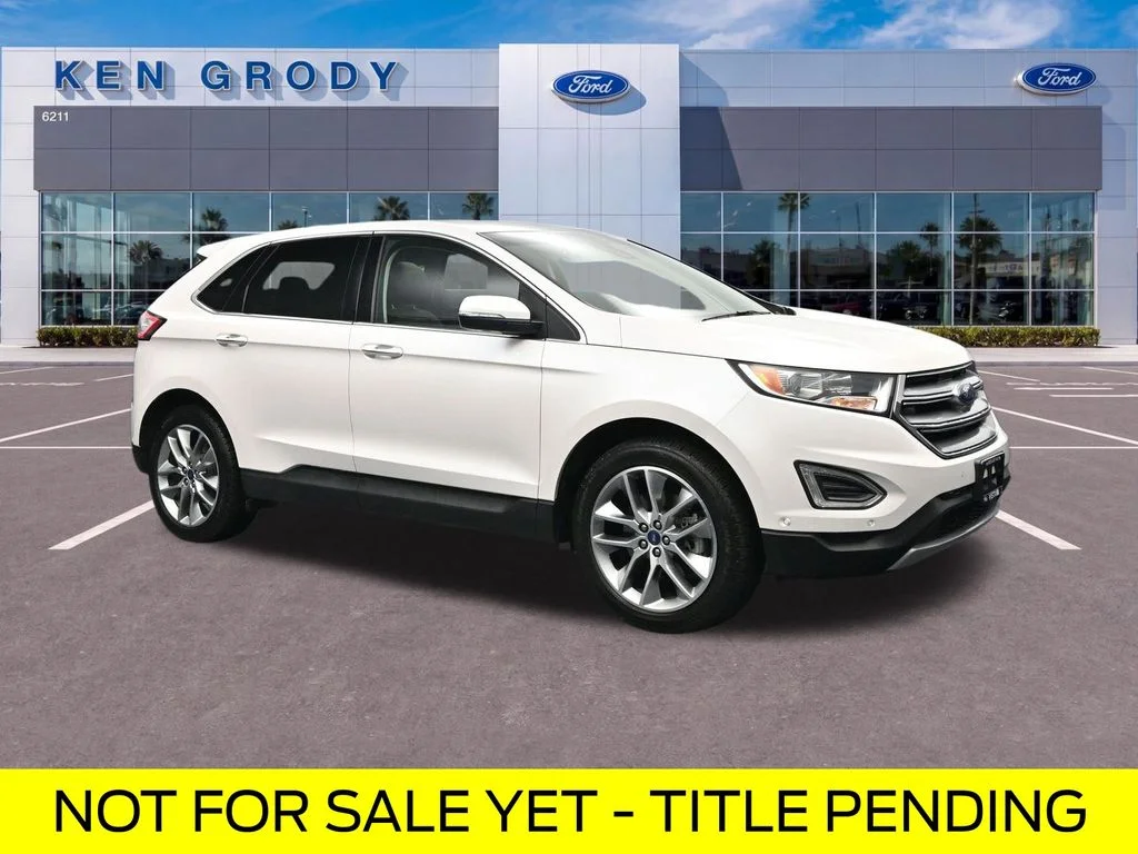 Used 2018 White Ford Titanium image 1