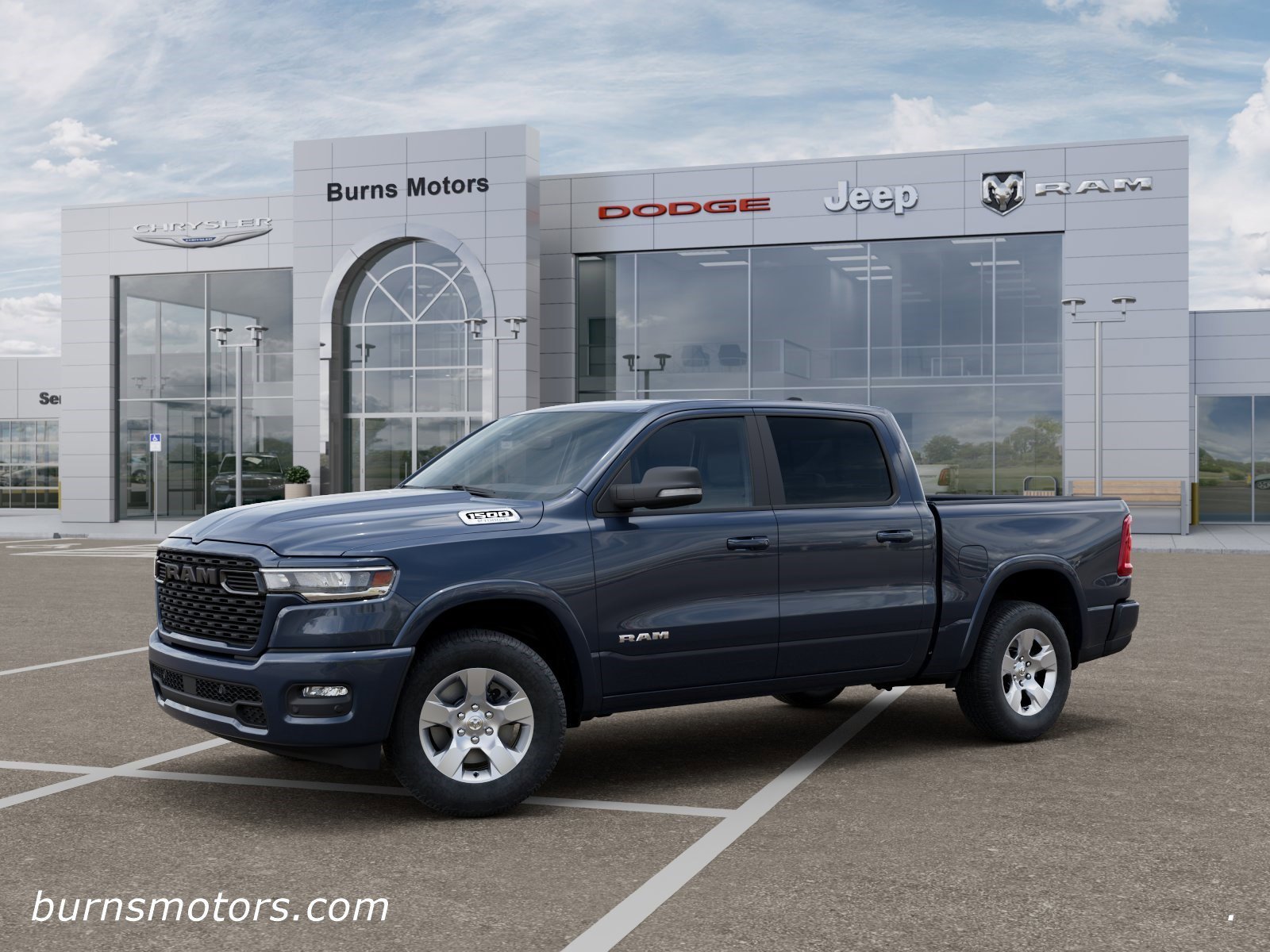 New 2026 Forged Blue Metallic Exterior Paint RAM Lone Star Sport image 2