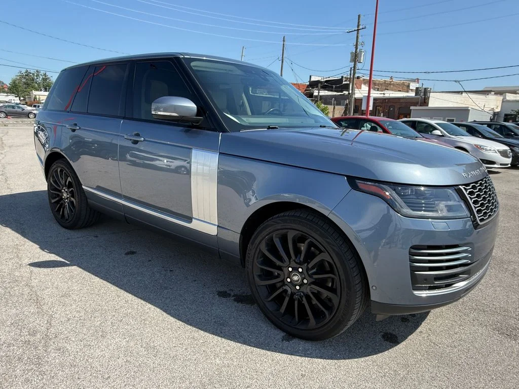 Used 2019 Blue Land Rover 3.0L V6 Supercharged HSE image 5