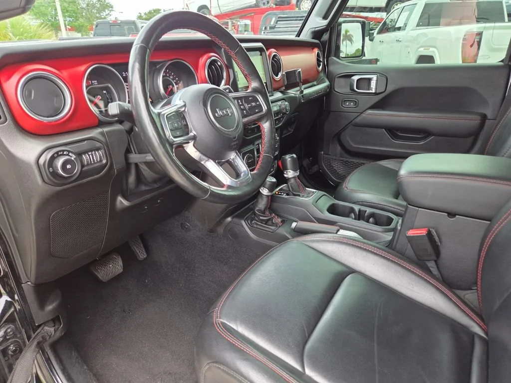 Used 2021 Black Clearcoat Jeep Unlimited Rubicon image 29