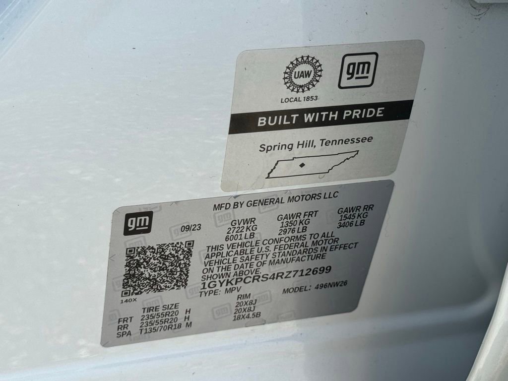 Certified Used 2024 Crystal White Tricoat Cadillac Premium Luxury image 21