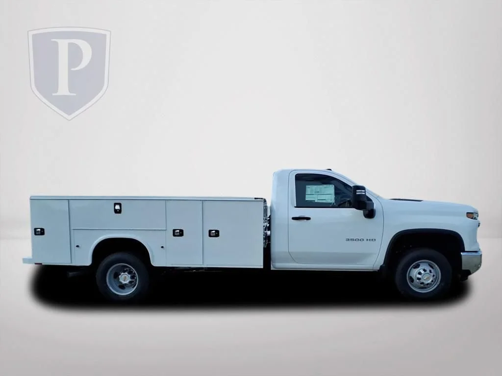 New 2025 Summit White Chevrolet Work Truck image 3
