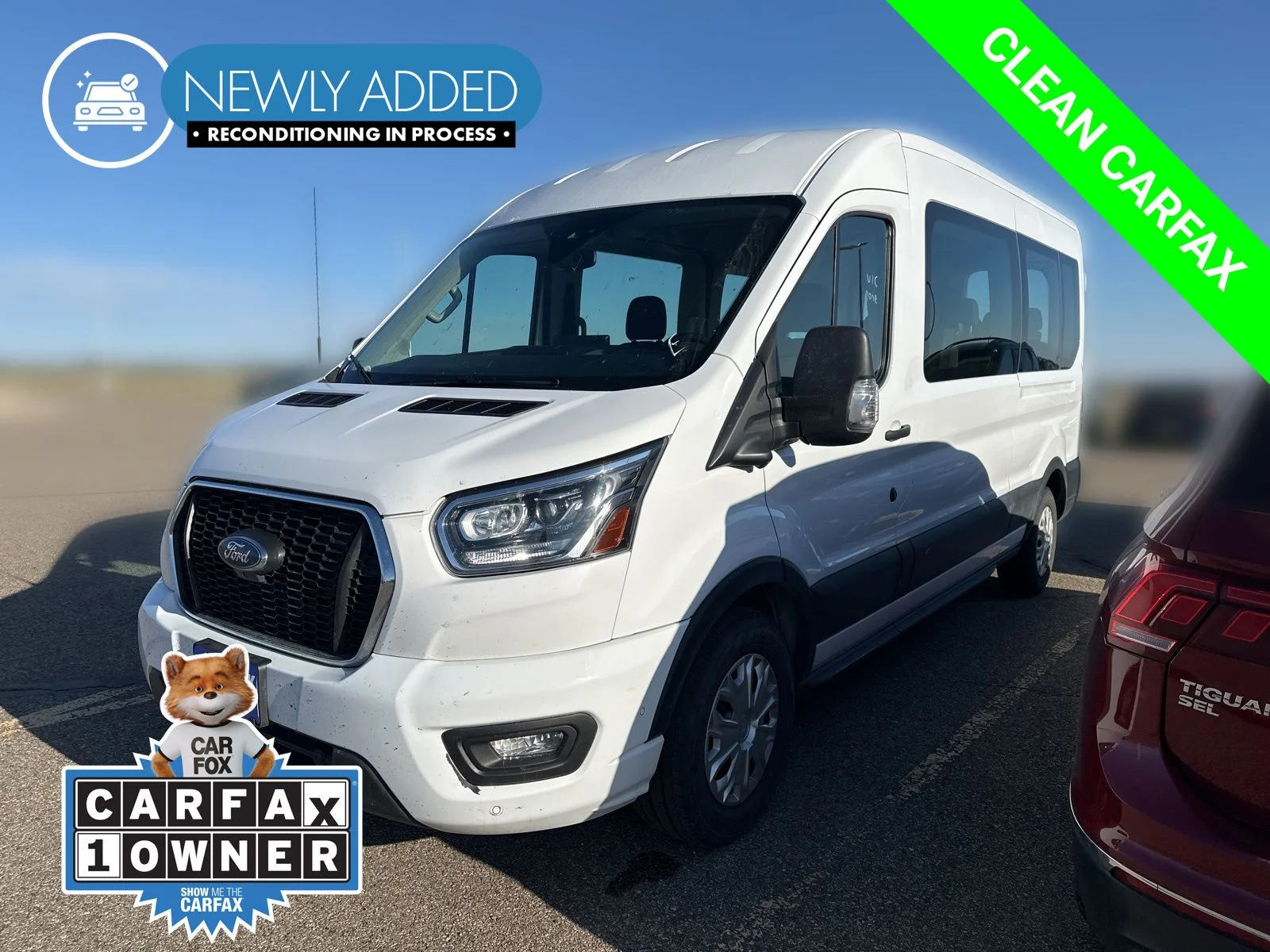 2023 Ford Transit 350 XLT Med Roof Sliding Pass. 148's photo