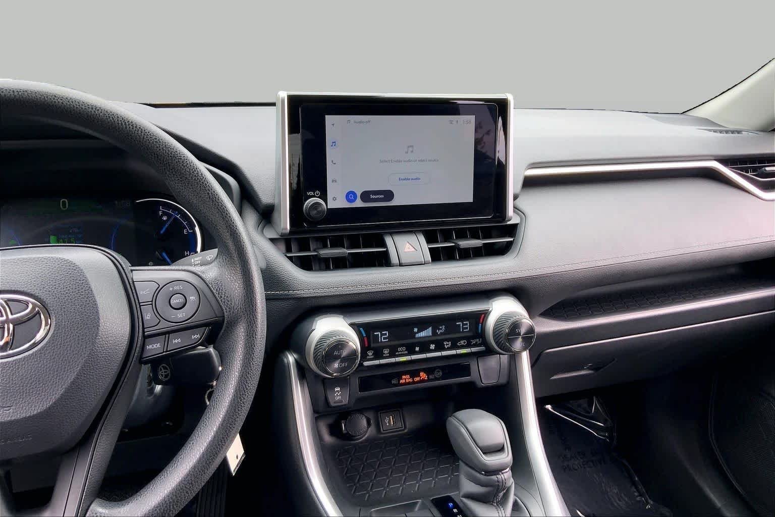 Used 2025 Magnetic Gray Metallic Toyota Hybrid LE image 7