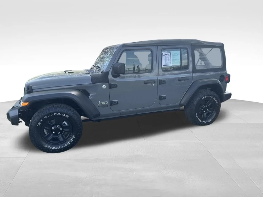Used 2019 Gray Jeep Unlimited Sport image 11