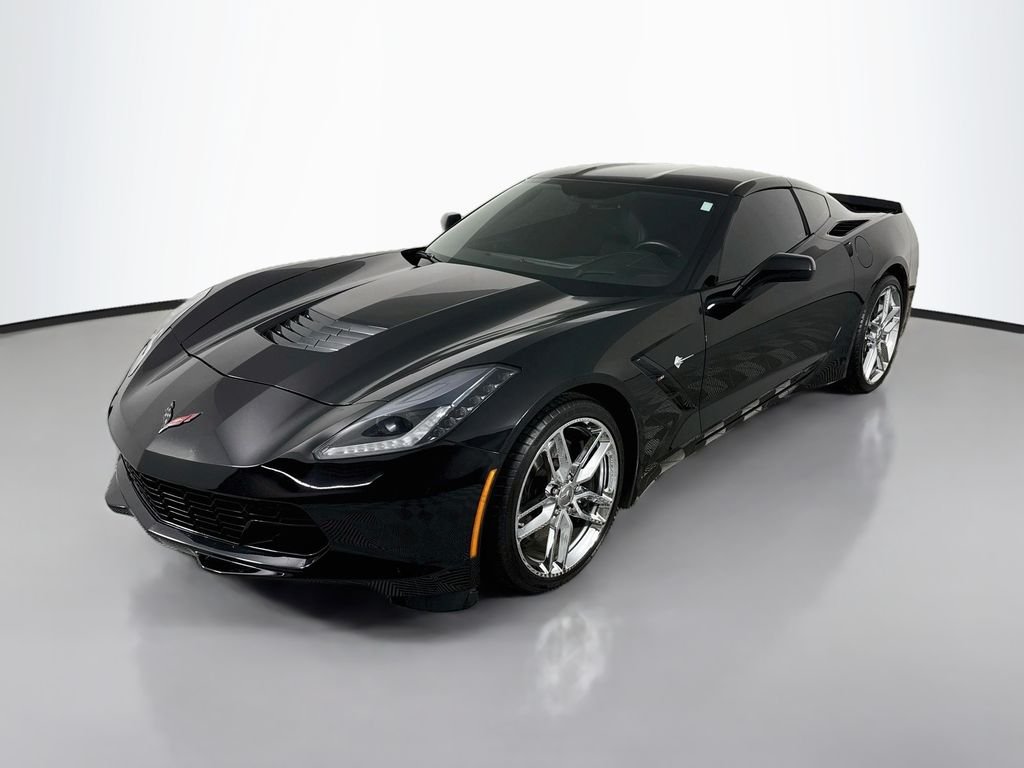 Used 2015 Black Chevrolet Stingray Z51 image 1