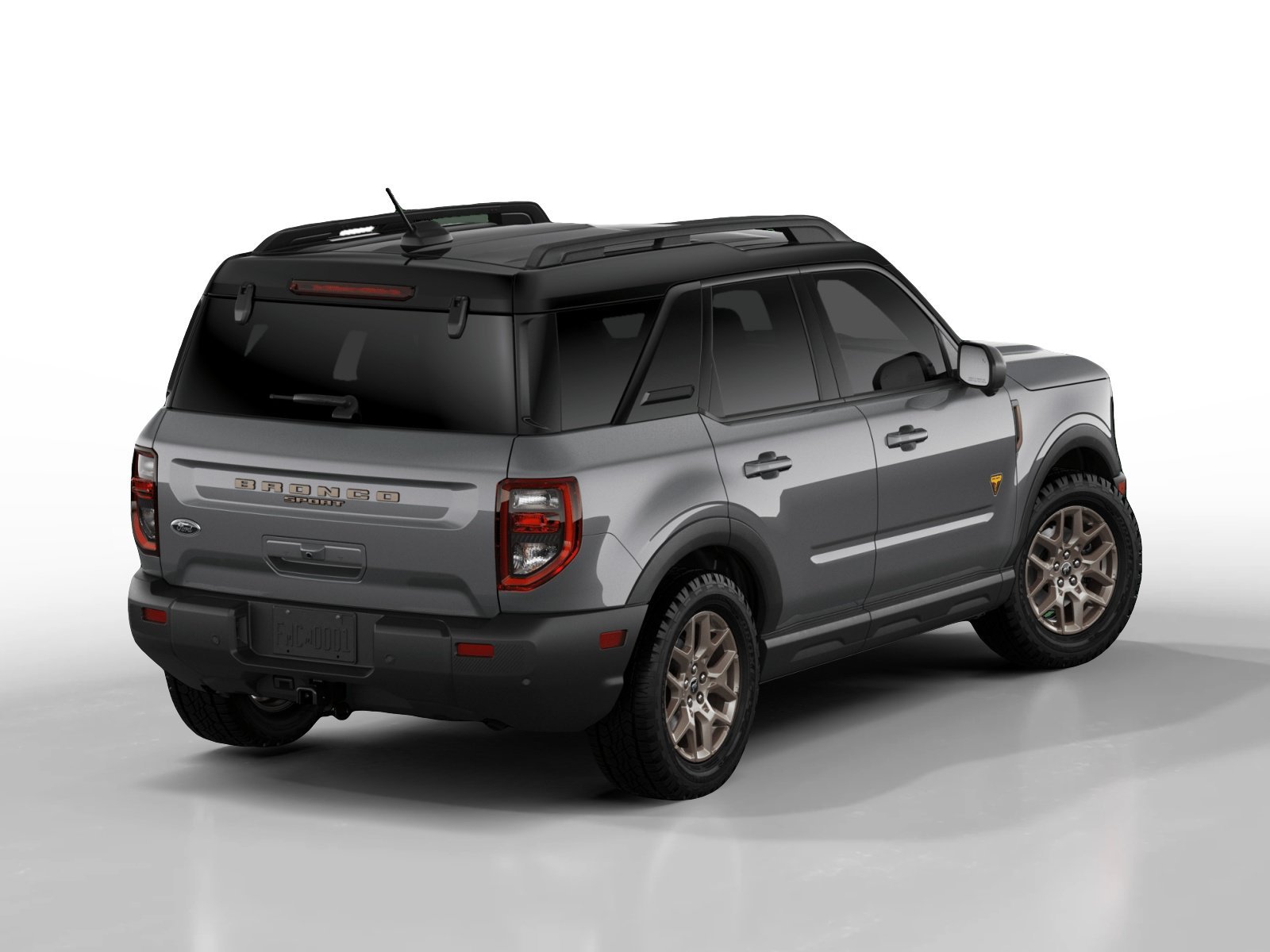 New 2026 Carbonized Gray Metallic Ford Badlands image 3