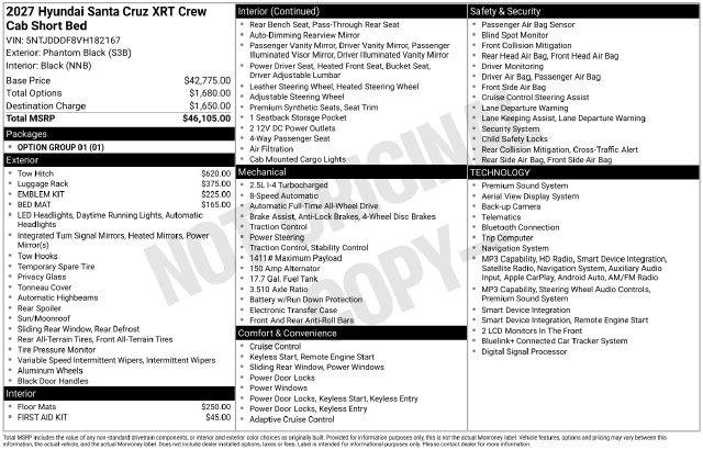 New 2027 Black Hyundai XRT image 26