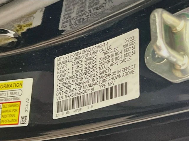 Certified Used 2024 Crystal Black Pearl Honda Sport image 25
