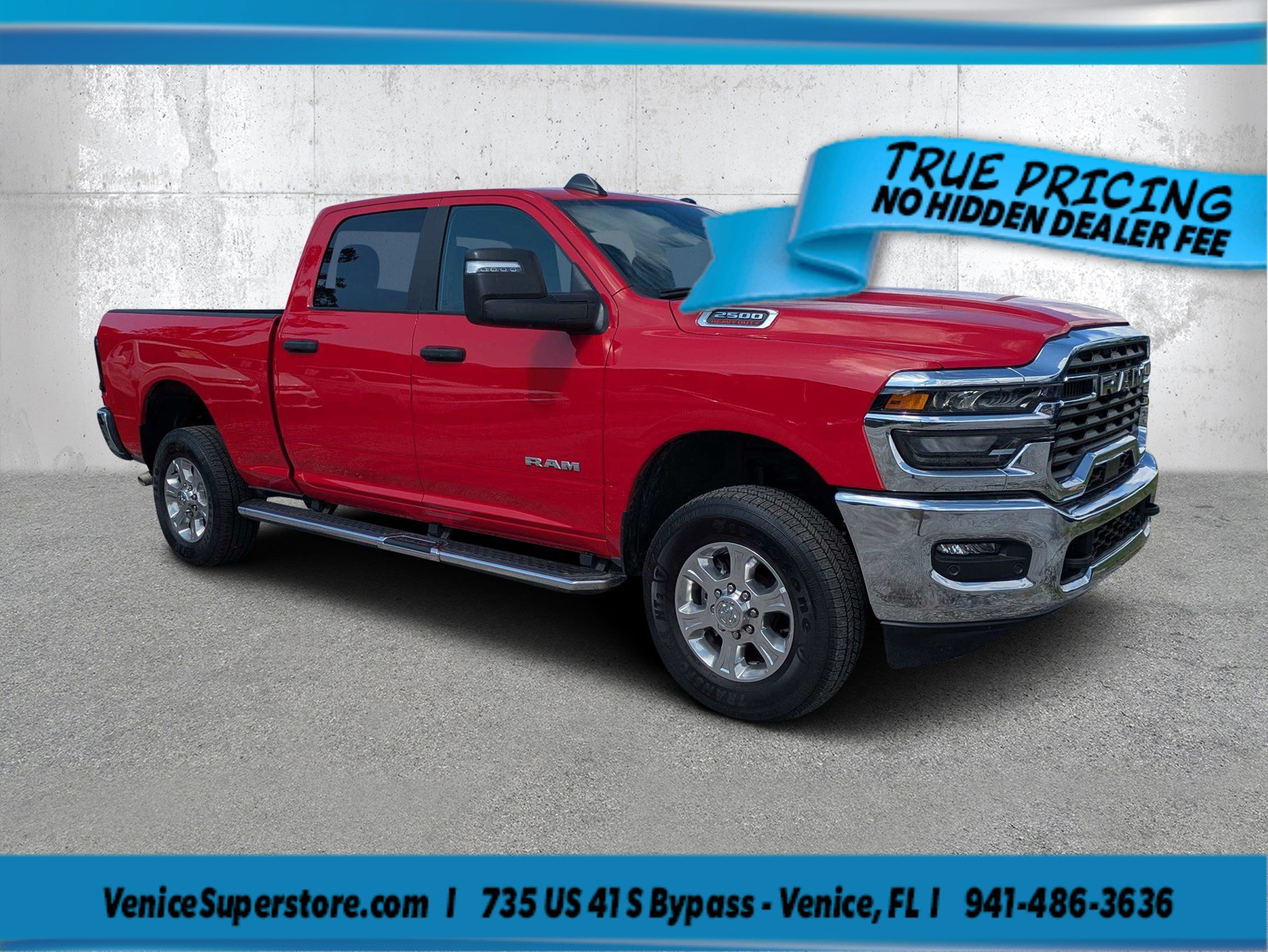 Used 2026 Flame Red Clearcoat Ram Big Horn image 1