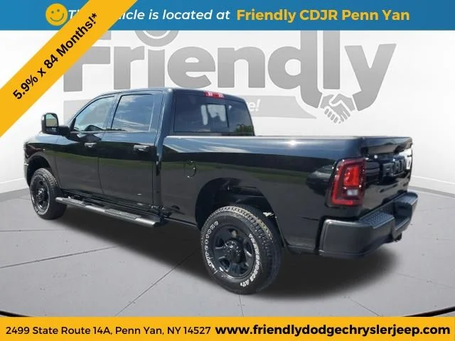 New 2026 Diamond Black Crystal Pearl-Coat Exterior Paint RAM Tradesman image 3