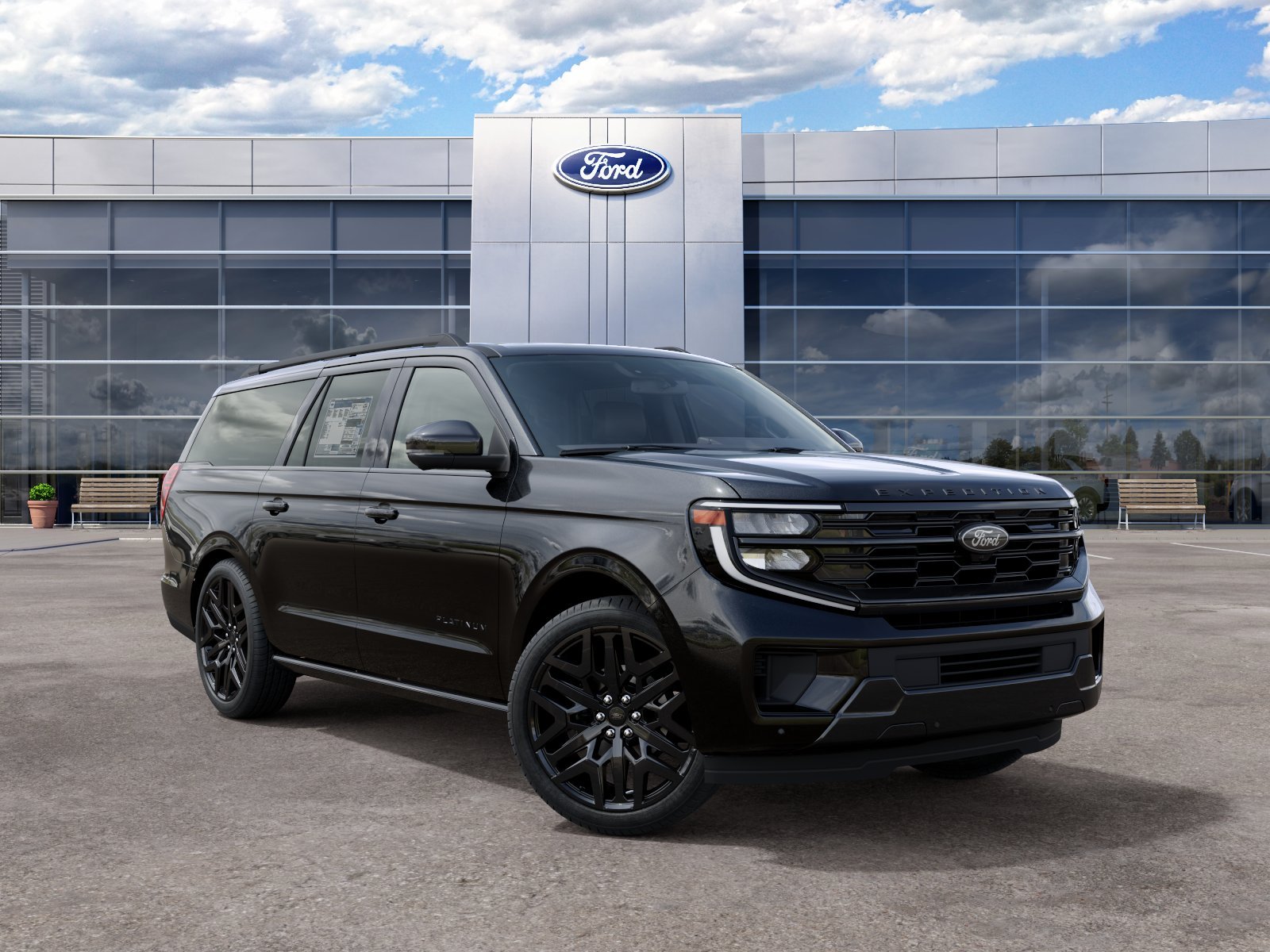 New 2027 Agate Black Metallic Ford Platinum image 5