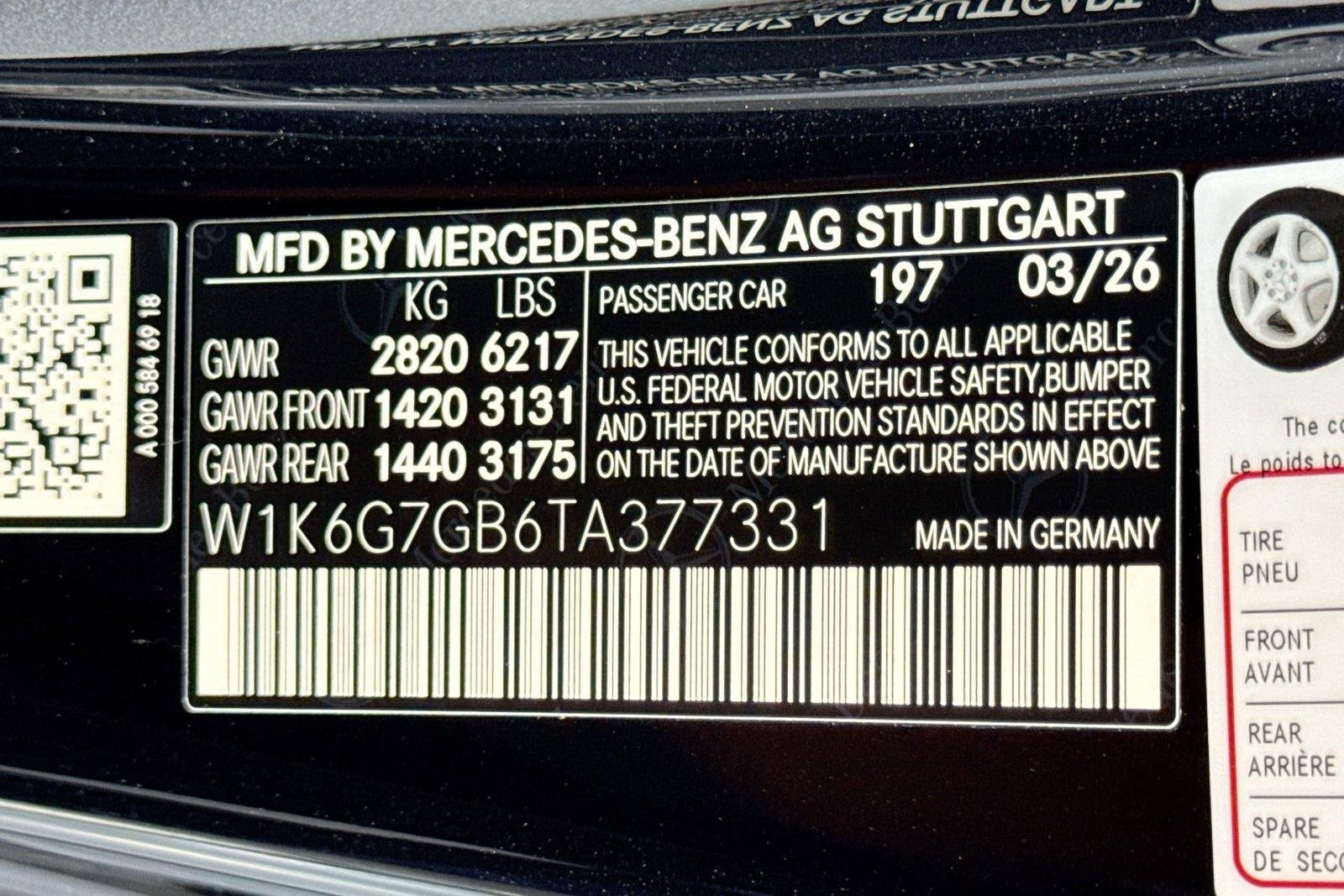 New 2026 Obsidian Black Metallic Mercedes-Benz S 580 image 29