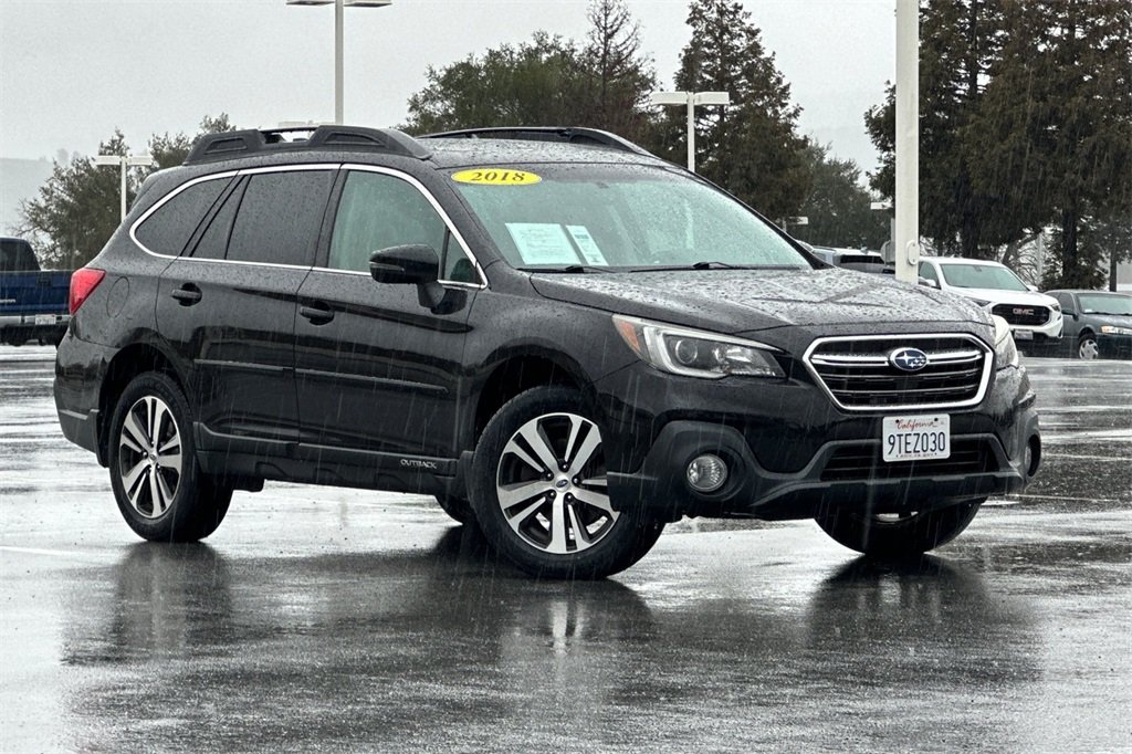 Used 2018 Subaru Outback Limited with VIN 4S4BSAKC6J3214356 for sale in Morgan Hill, CA