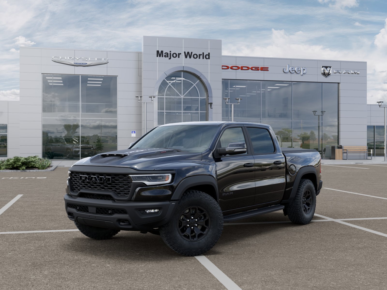 New 2026 Diamond Black Crystal Pearl-Coat Exterior Paint RAM  image 1