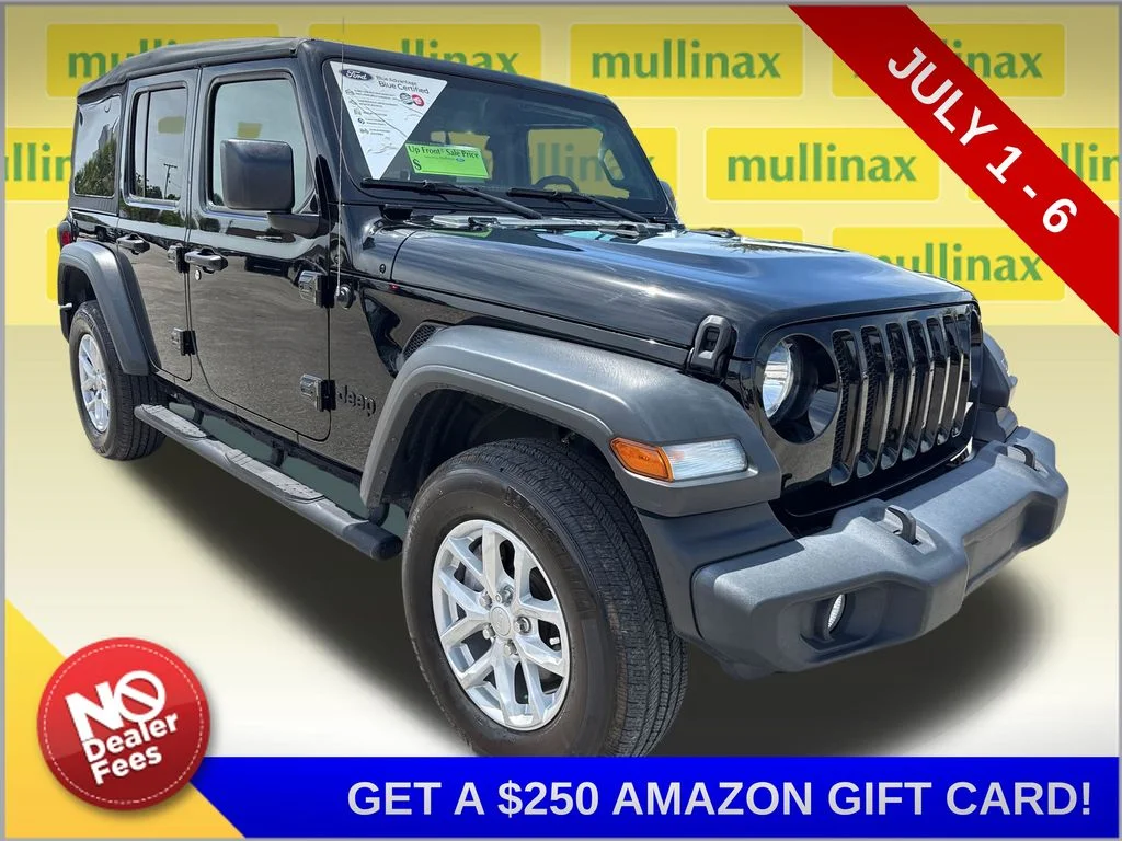 Certified Used 2023 Black Jeep Sport S image 1