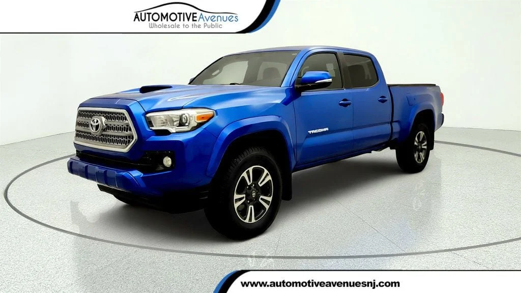 Used 2017 Blazing Blue Pearl Toyota TRD Sport Double Cab 6