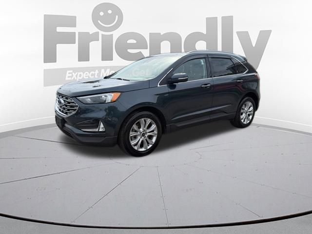 Used 2023 Blue Ford Titanium image 2