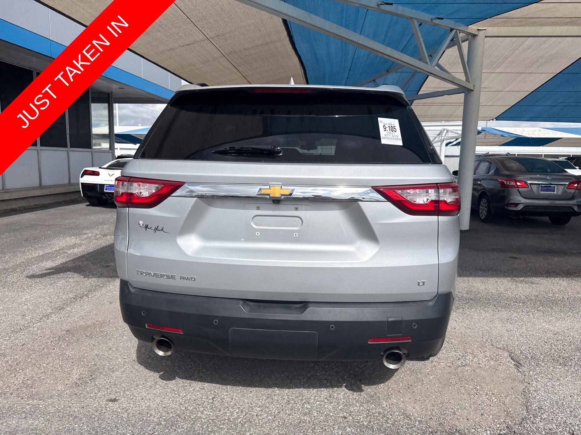 Used 2021 SILVER ICE METALLIC Chevrolet LT Leather image 6