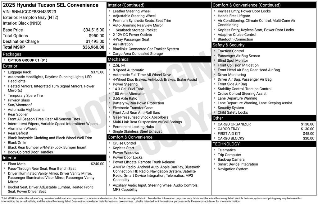 Certified Used 2025 Gray Hyundai SEL Convenience image 34