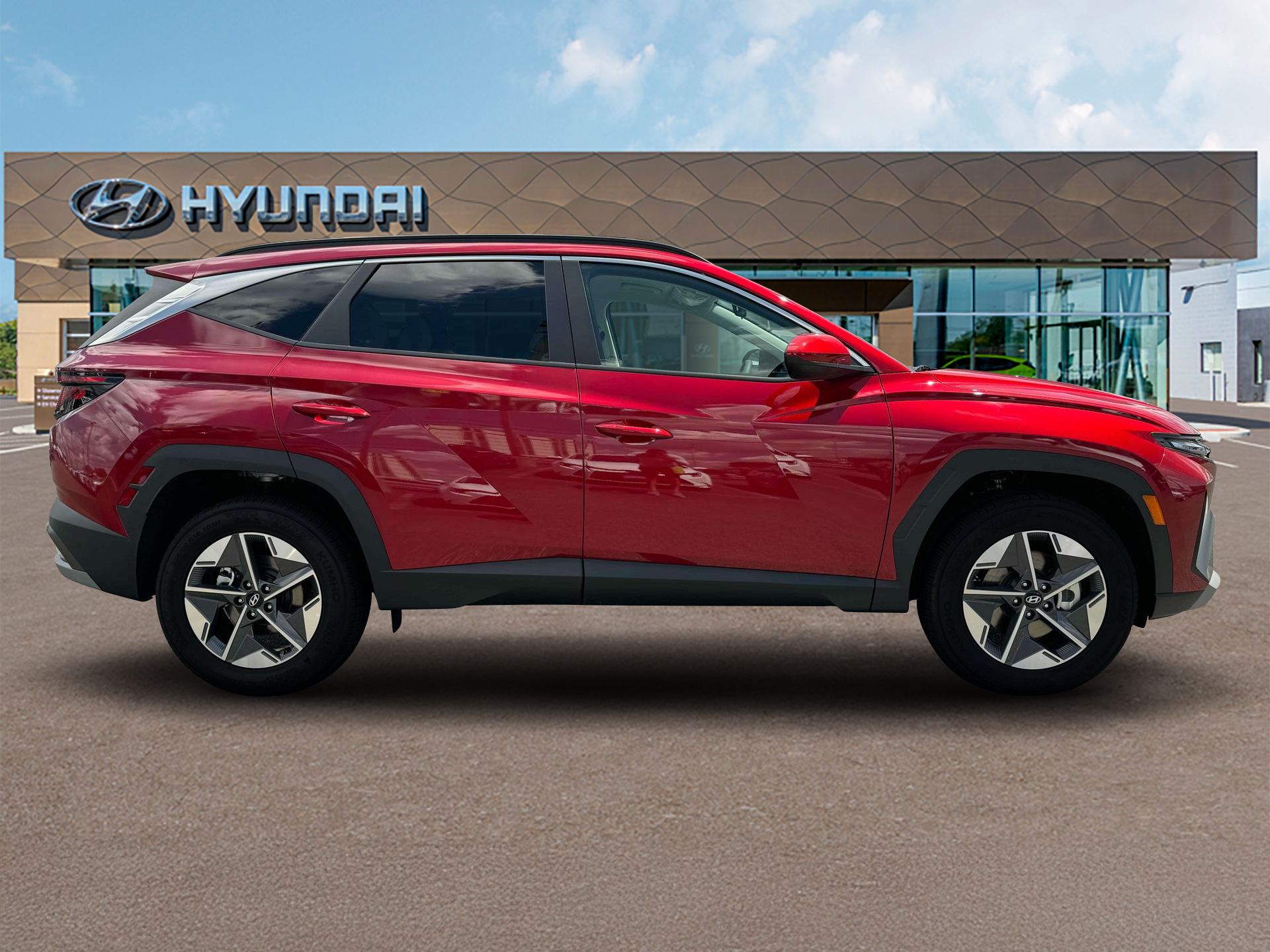New 2025 Red Hyundai SEL FWD image 9