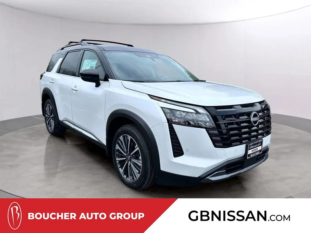 New 2026 Everest White Pearl/Black Nissan Platinum image 1