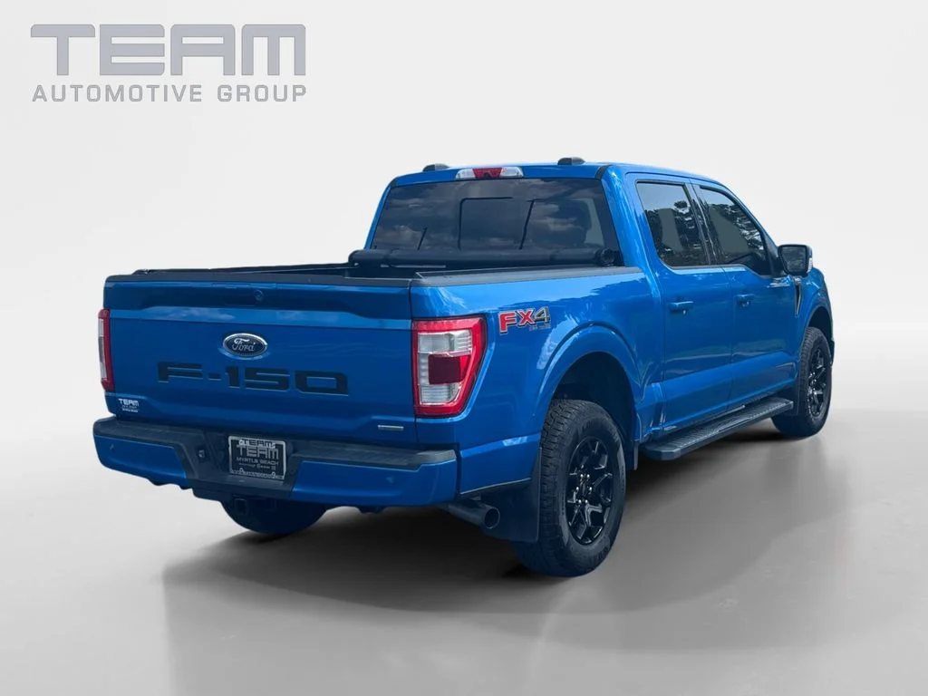 Used 2021 Blue Ford Lariat image 7