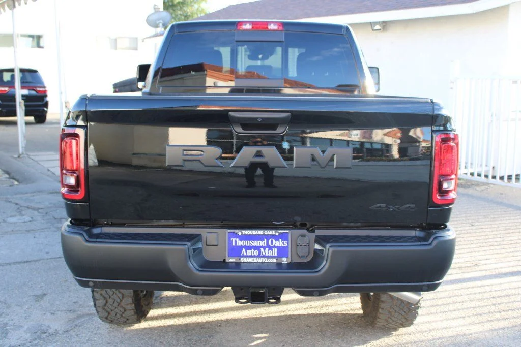 New 2026 Diamond Black Crystal Pearlcoat Ram Tradesman image 5