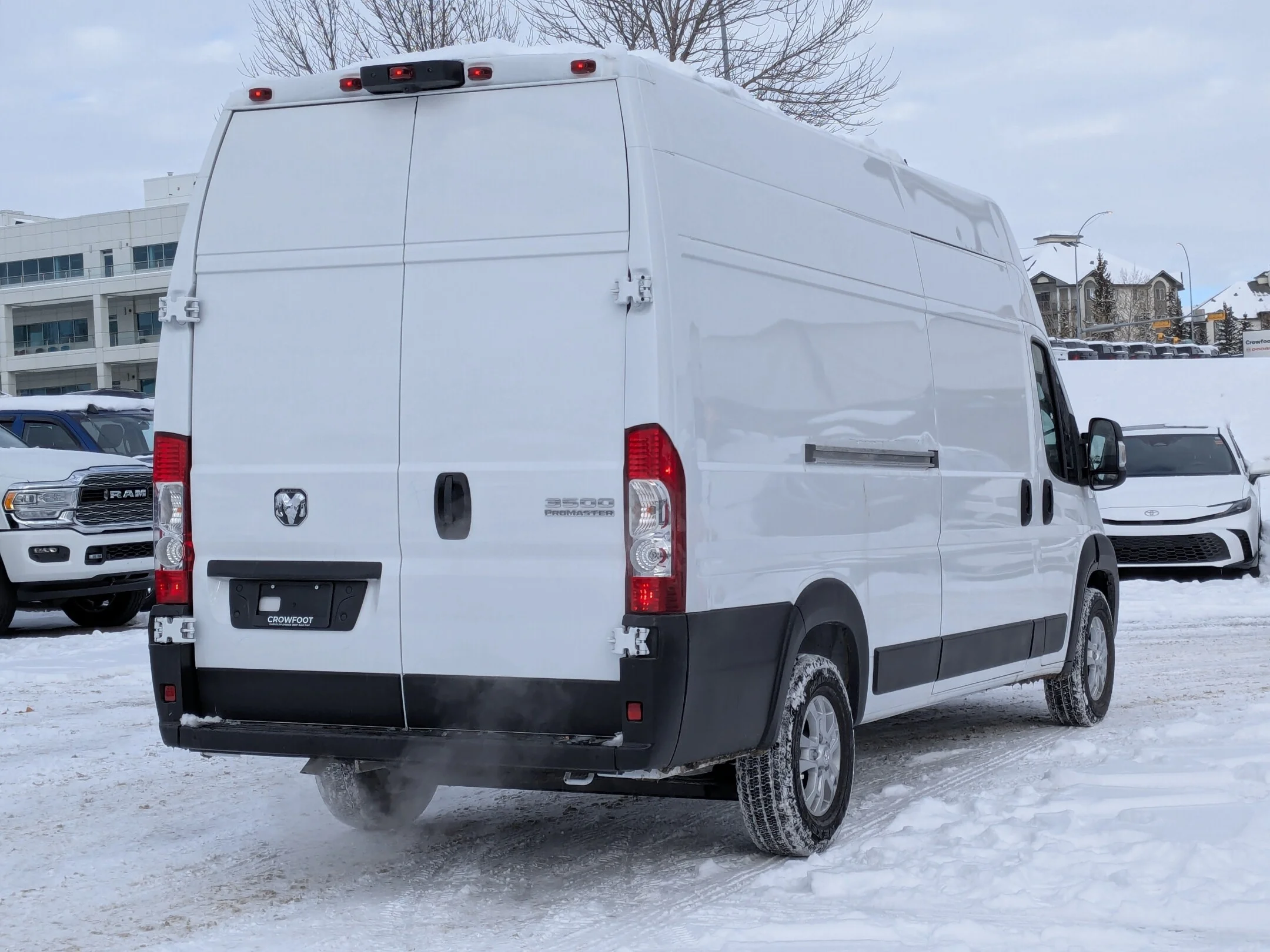 New 2026 White RAM SLT - - FWD - Super High Roof - Package 22G - LED Headlamps - Cargo Partition & More! image 7