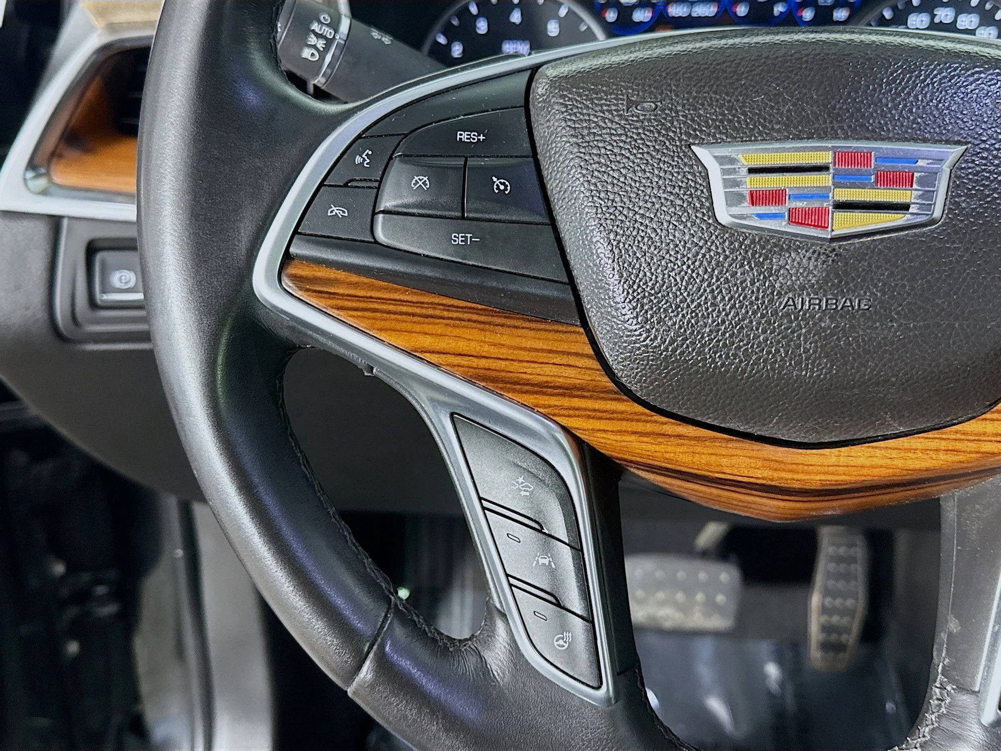 Used 2017 Stellar Black Metallic Cadillac Platinum AWD image 10