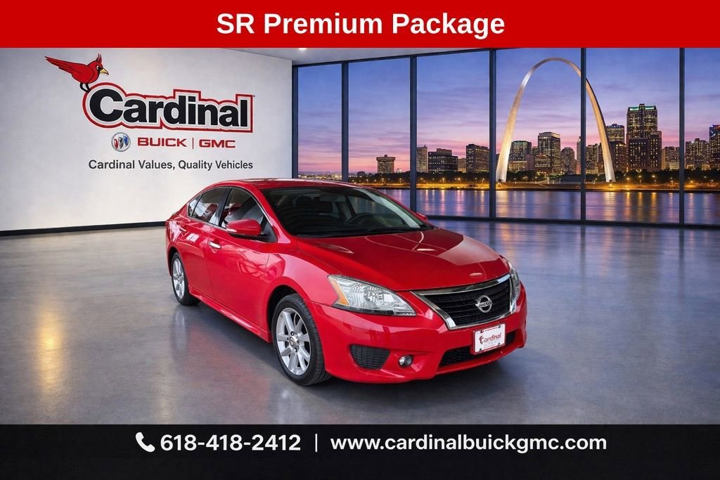 Red 2015 Nissan Sentra SR Sedan Front-Wheel Drive