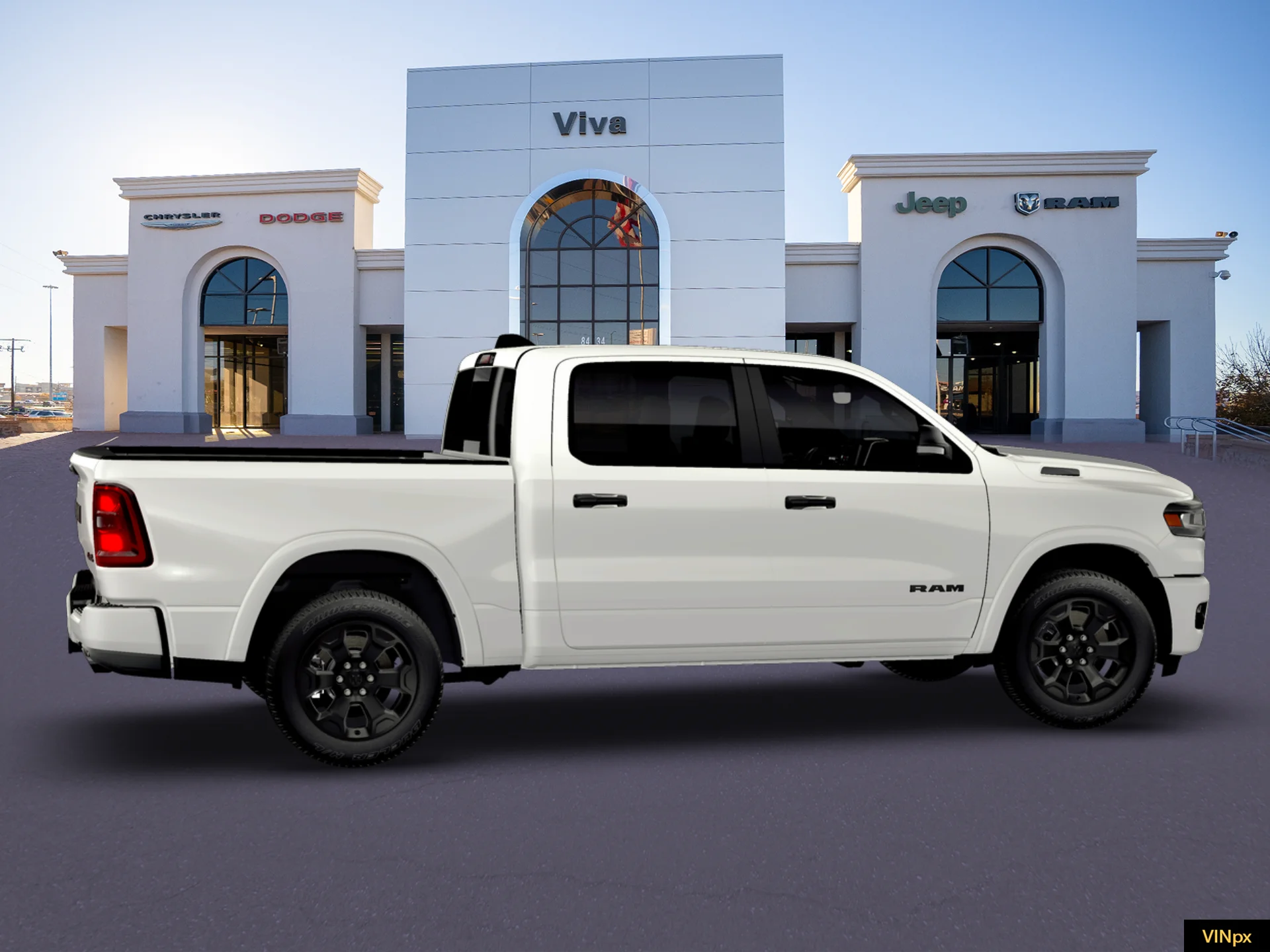 New 2026 Bright White Clear-Coat Exterior Paint RAM LONE STAR image 15