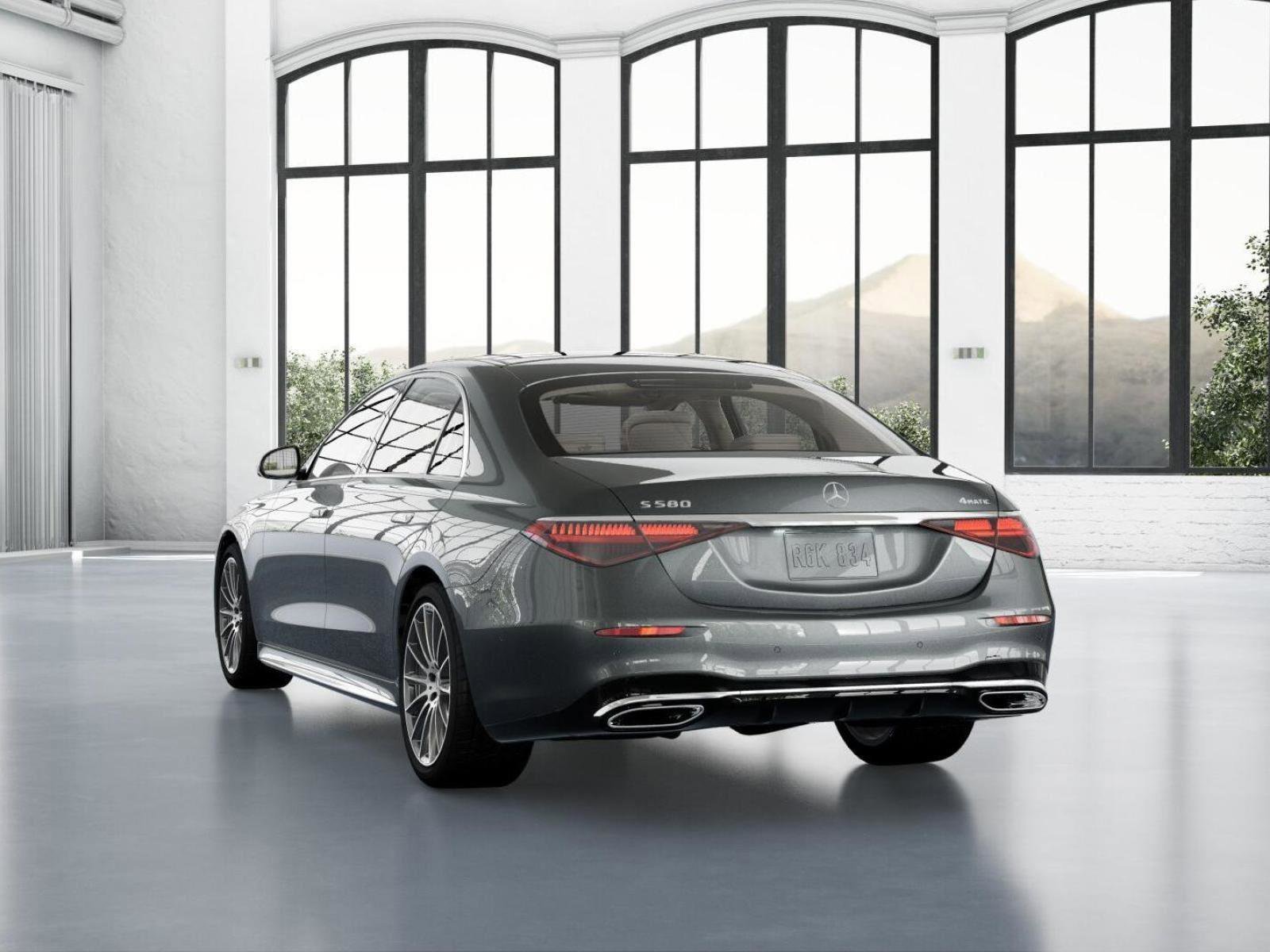 New 2026 Selenite Grey Metallic Mercedes-Benz S 580 image 6