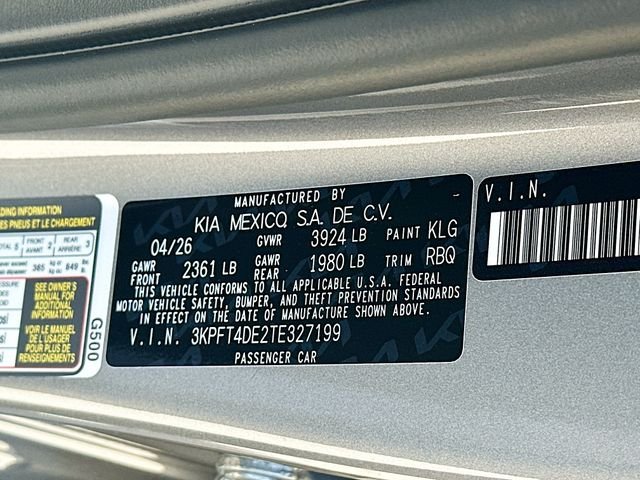 New 2026 Steel Gray Kia LXS image 31