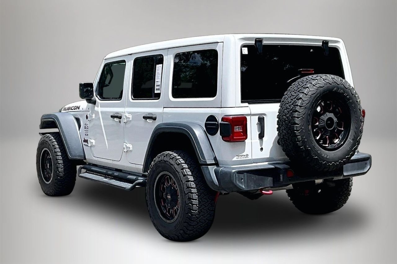 Used 2020 White Jeep Unlimited Rubicon image 4