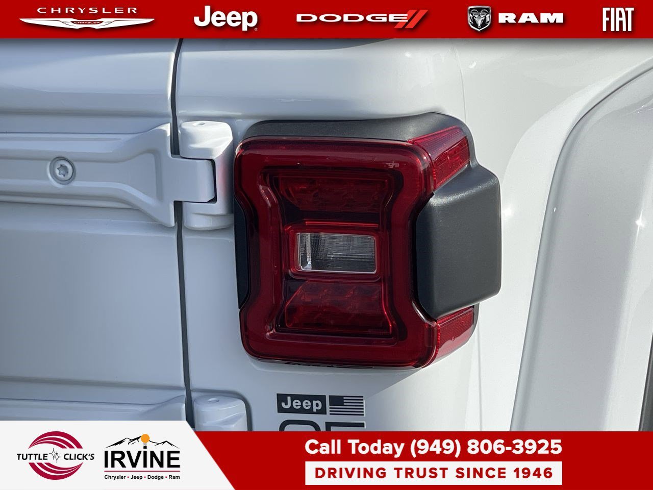 New 2026 Bright White Clear-Coat Exterior Paint Jeep 85th Anniversary image 9
