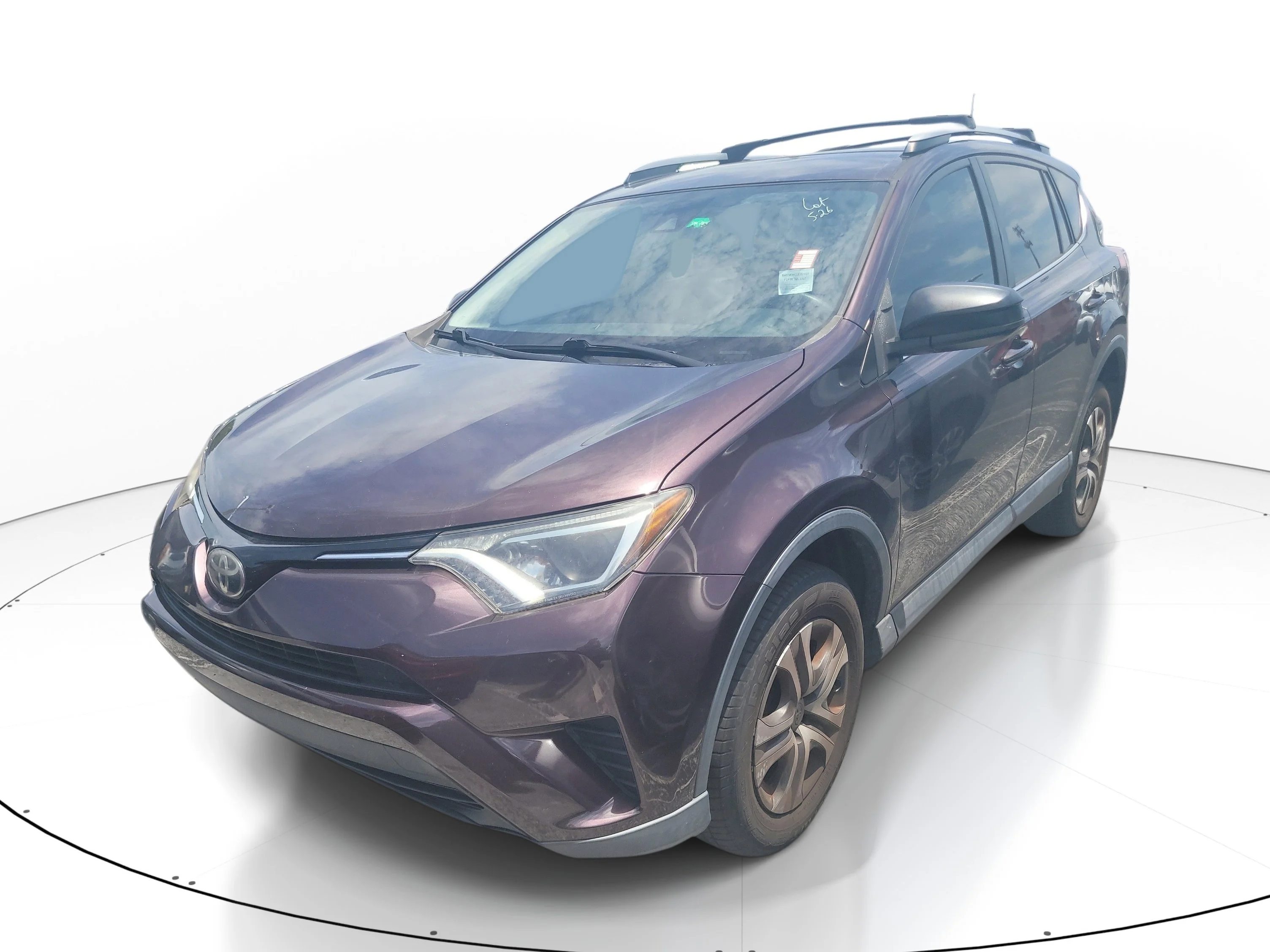 Used 2017 Black Currant Toyota LE image 3