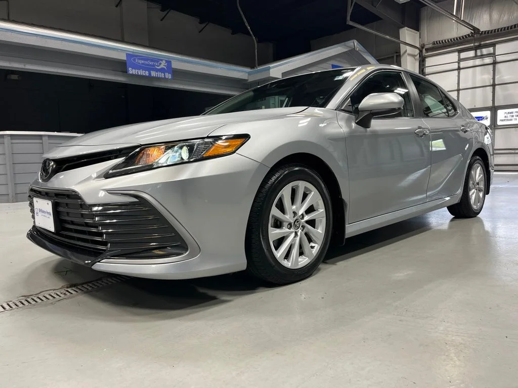 Used 2023 Celestial Silver Metallic Toyota LE image 3