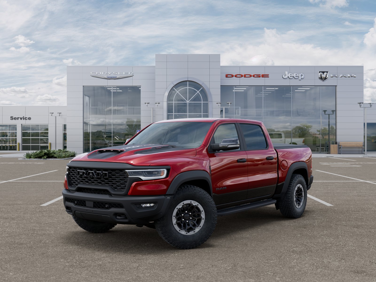 New 2026 Molten Red Pearl-Coat Exterior Paint RAM RHO image 27