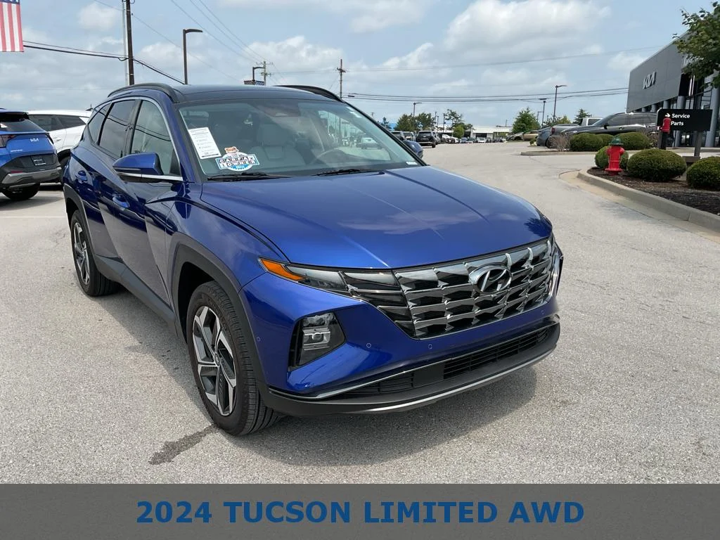 Used 2024 Intense Blue Hyundai Limited image 2